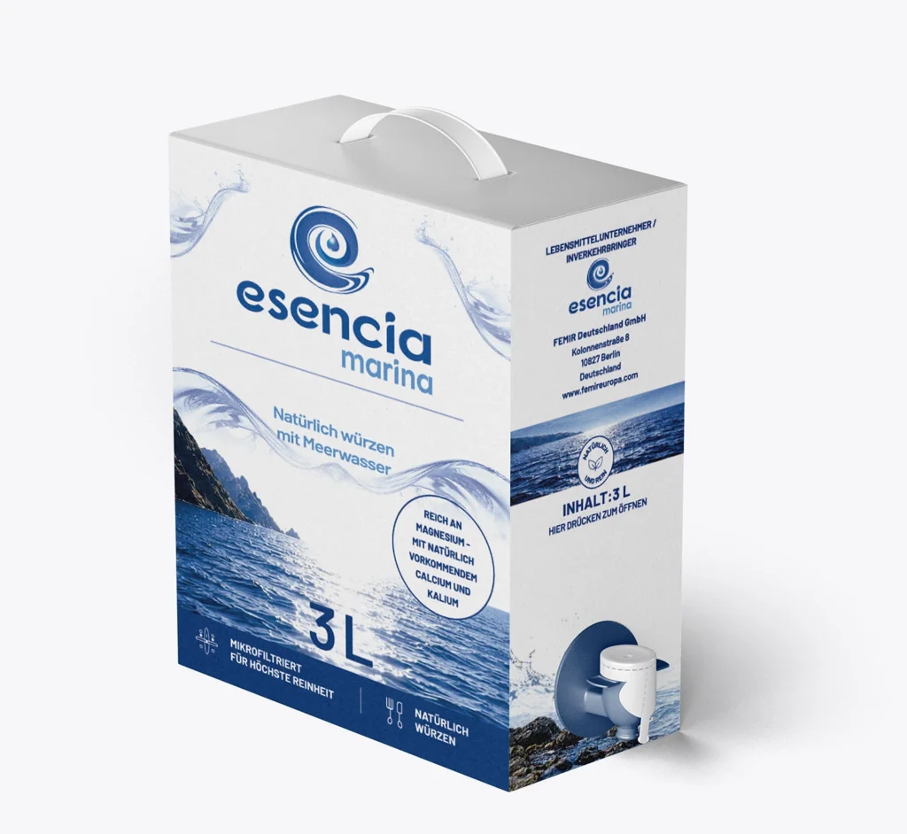 mockup bag in box 3 liter meerwasser front