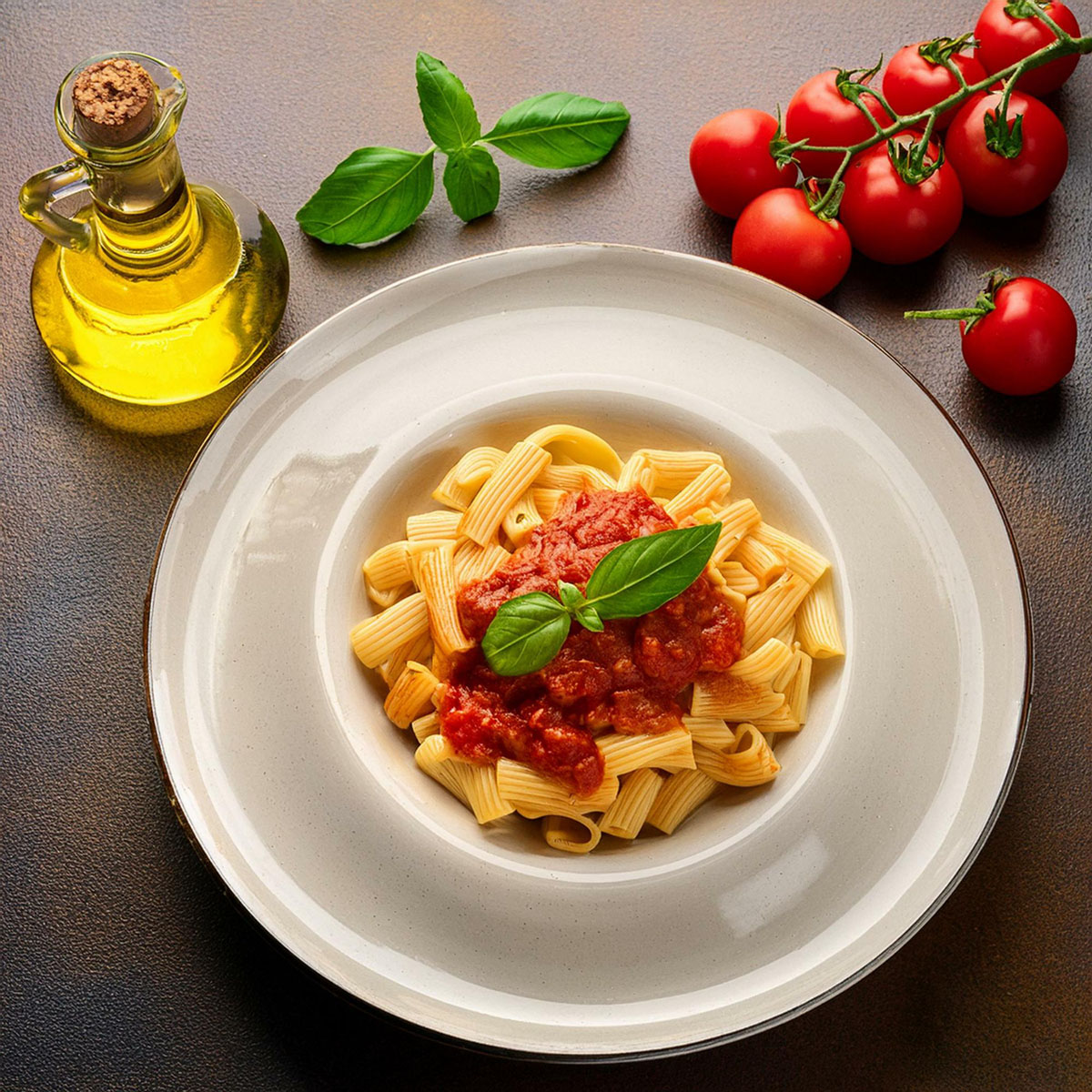 PASTA MIT TOMATE, MEER UND ÖL